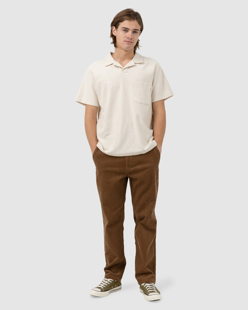 MENS VINTAGE TERRY POLO