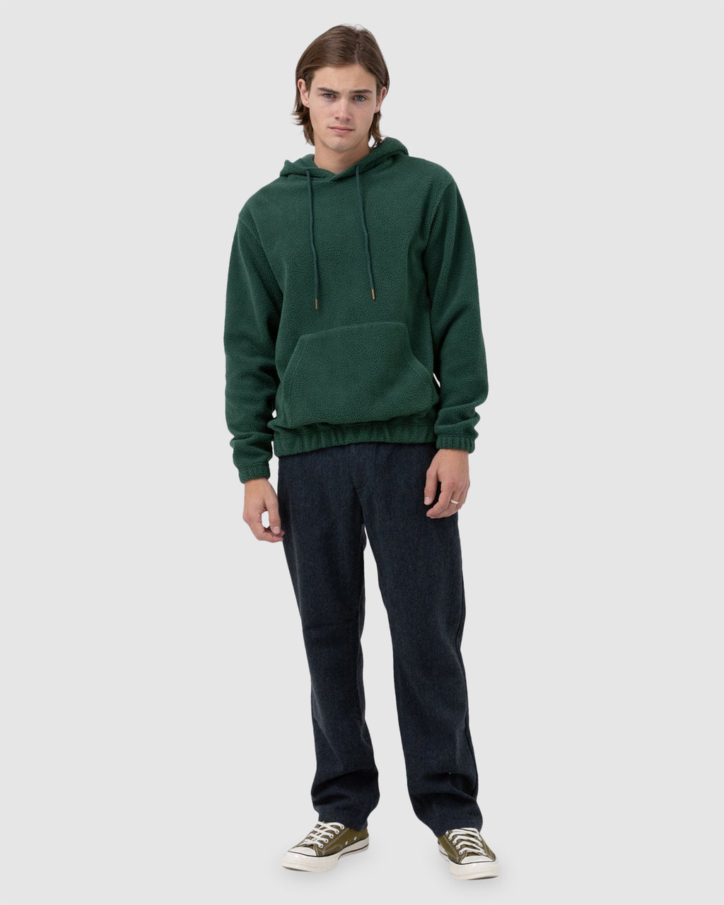 MENS REVERSE FLEECE HOODIE