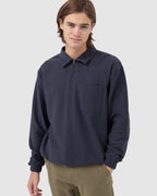 MENS REVERSE TERRY QUARTER ZIP