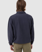 MENS REVERSE TERRY QUARTER ZIP