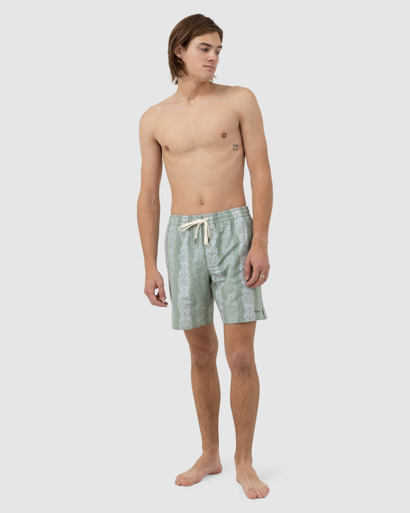 MENS PINEAPPLE STRIPE BOARDSHORTS