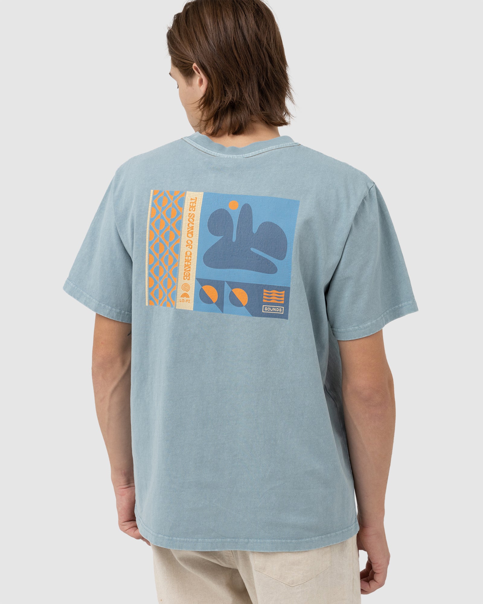 signal blue t shirt