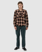 Mens Plaid Long Sleeve Shirt