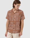 MENS BORDER SHORT SLEEVE SHIRT