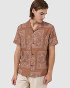 MENS BORDER SHORT SLEEVE SHIRT
