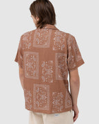 MENS BORDER SHORT SLEEVE SHIRT