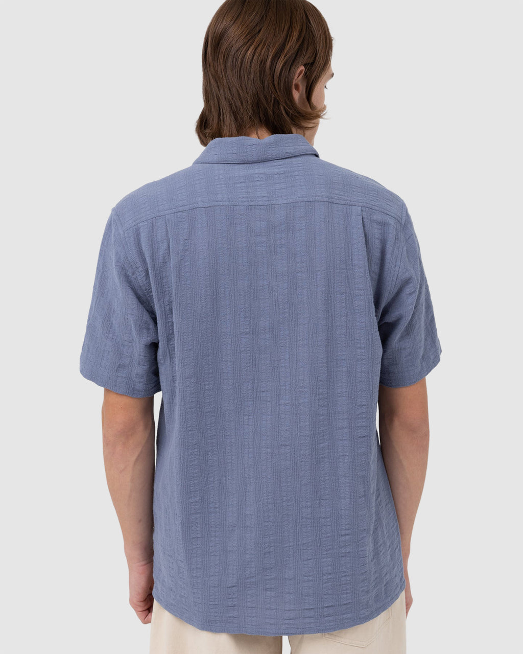 MENS DOBBY SHORT SLEEVE SHIRT