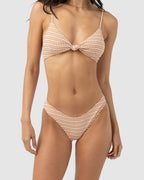 WOMENS LOLA CHECK HOLIDAY BIKINI BOTTOMS