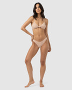 WOMENS LOLA CHECK HOLIDAY BIKINI BOTTOMS