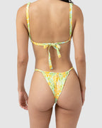 WOMENS MAGNOLIA FLORAL SOFT SIDE ITSY BIKINI BOTTOMS