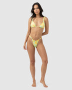 WOMENS MAGNOLIA FLORAL SOFT SIDE ITSY BIKINI BOTTOMS