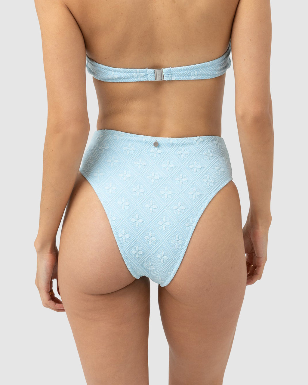 WOMENS MESSINA GEO HI WAIST BIKINI BOTTOMS