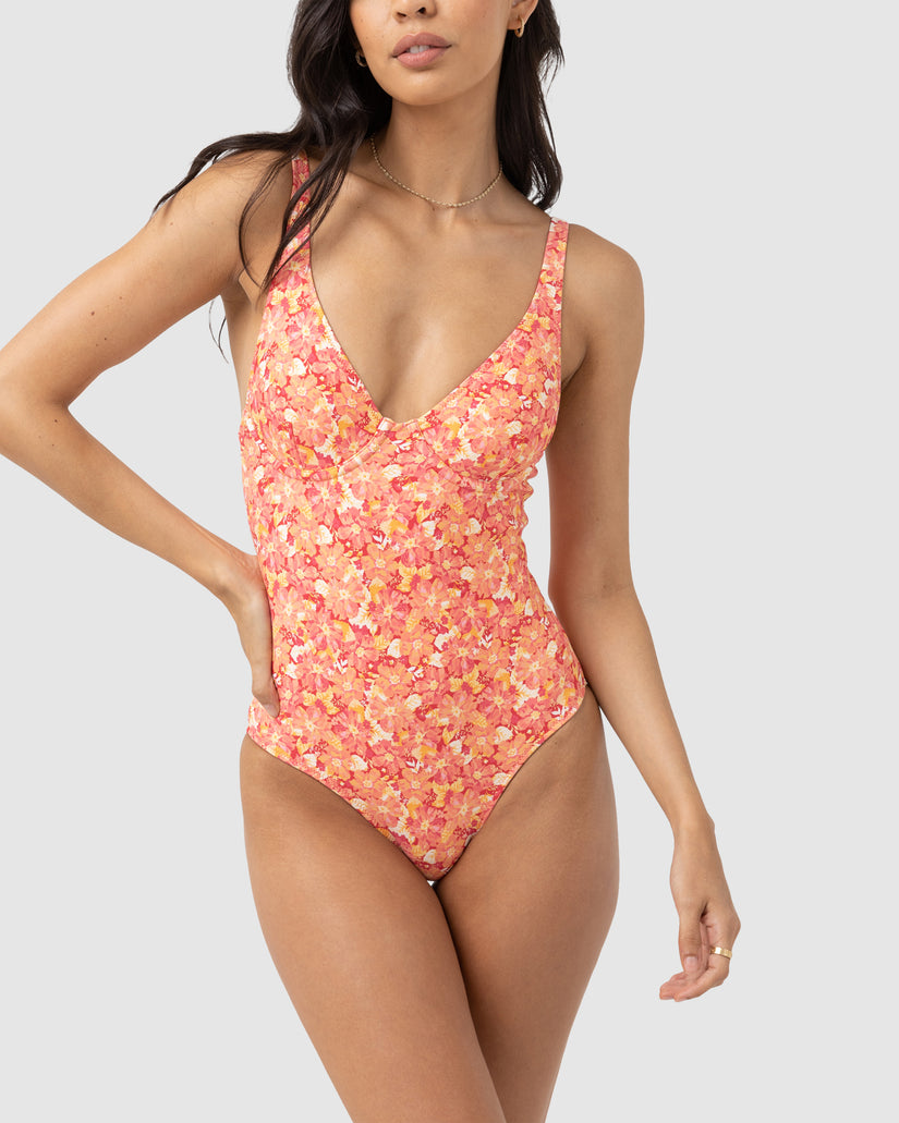 WOMENS ZADIE FLORAL UNDERWIRE ONE PIECE