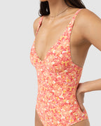 WOMENS ZADIE FLORAL UNDERWIRE ONE PIECE