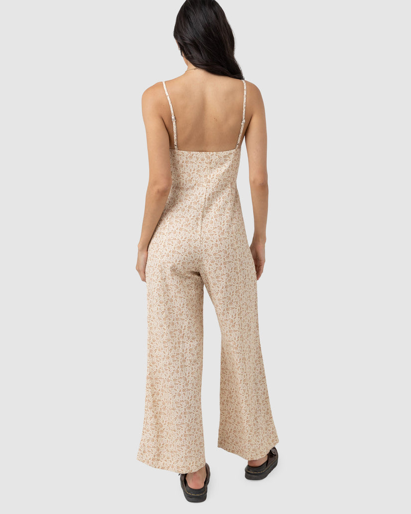 WOMENS NAZARE PAISLEY WIDE LEG JUMPSUIT