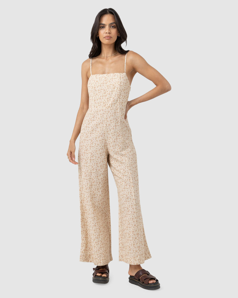 WOMENS NAZARE PAISLEY WIDE LEG JUMPSUIT