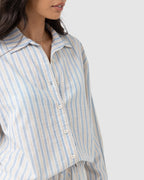 WOMENS AMORE STRIPE OVERSIZED SHIRT