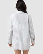 WOMENS AMORE STRIPE OVERSIZED SHIRT