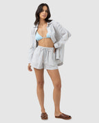 WOMENS AMORE STRIPE OVERSIZED SHIRT