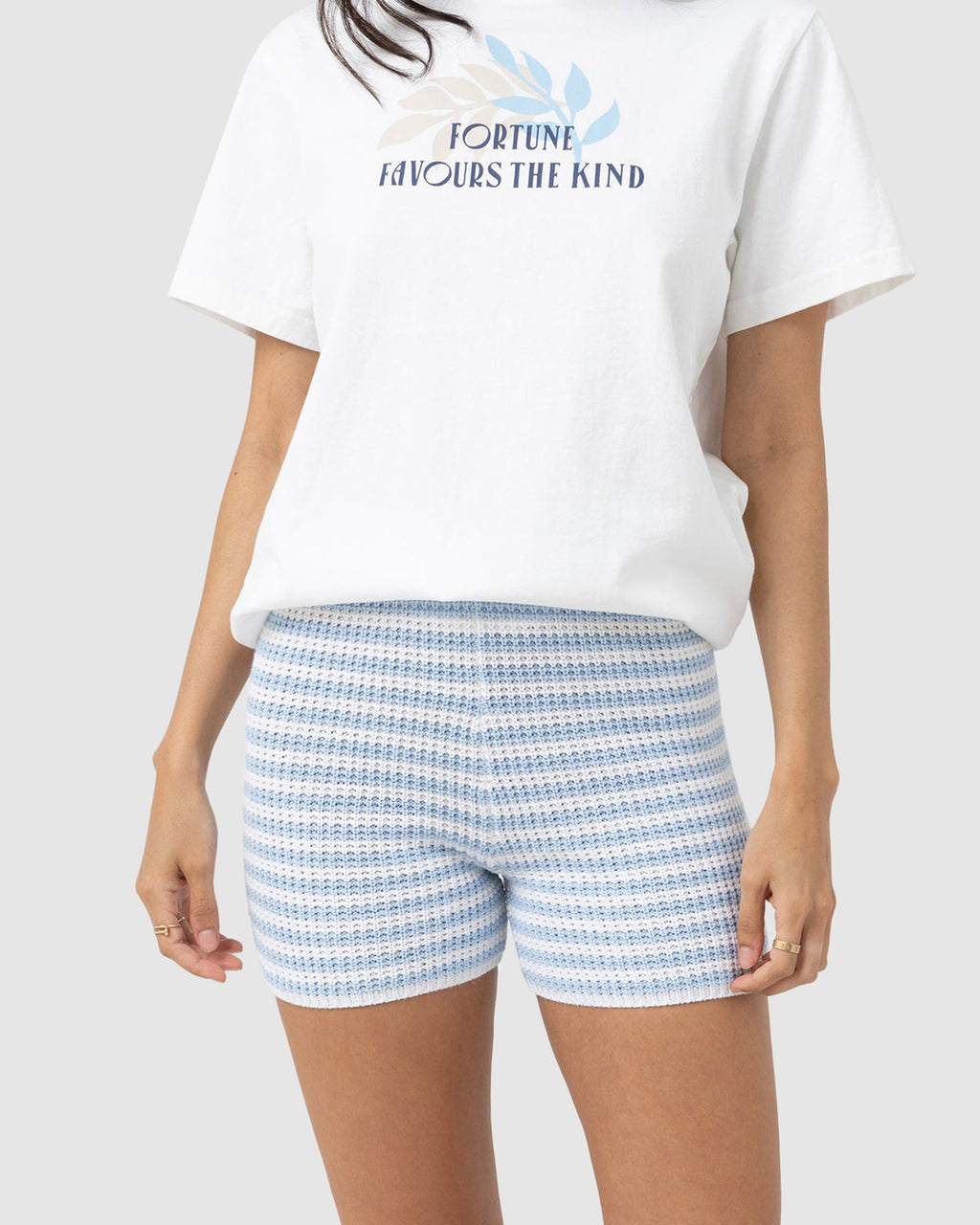 WOMENS CORSICA KNIT ELASTIC WAIST SHORTS