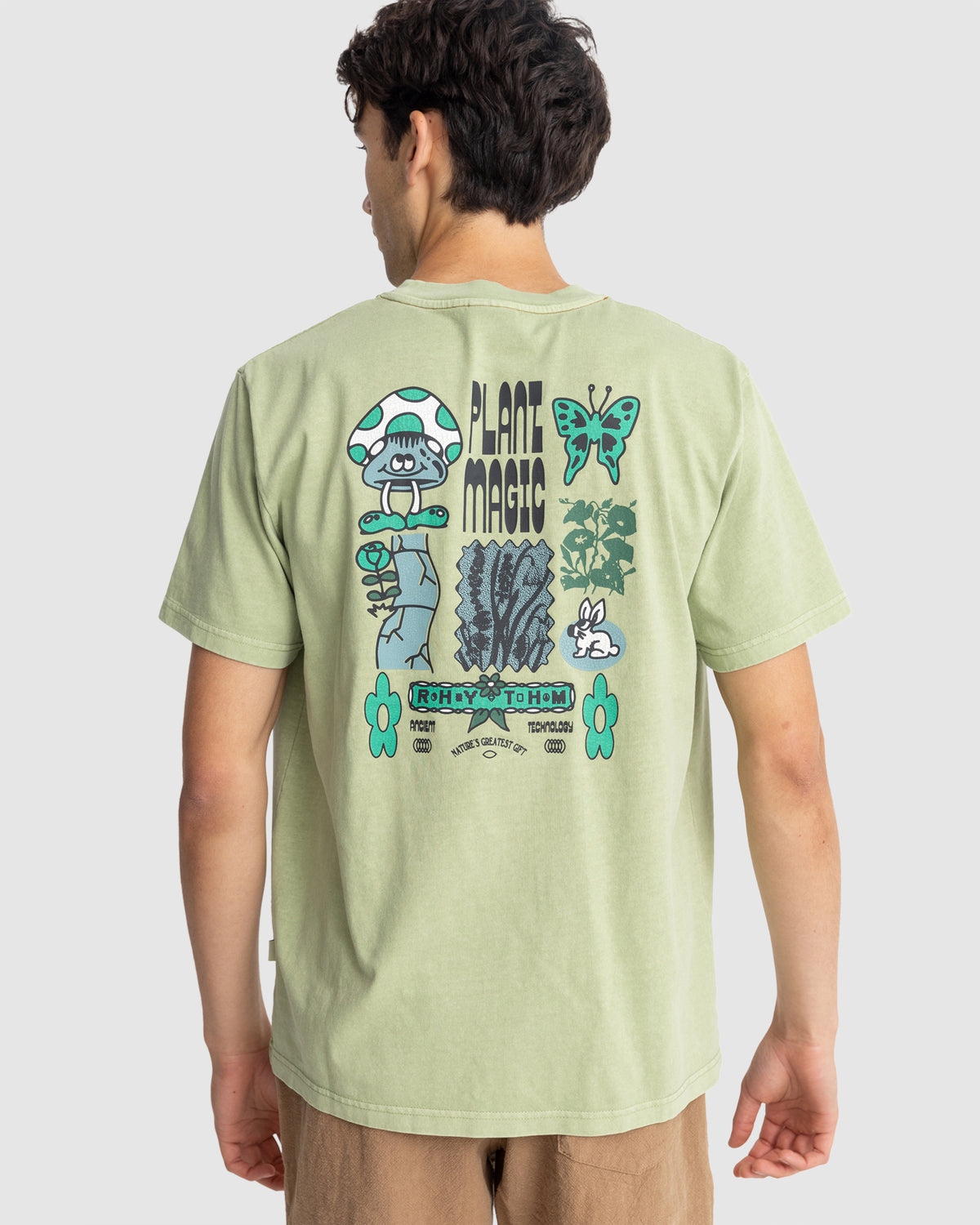 MENS PLANT MAGIC VINTAGE SHORT SLEEVE T-SHIRT