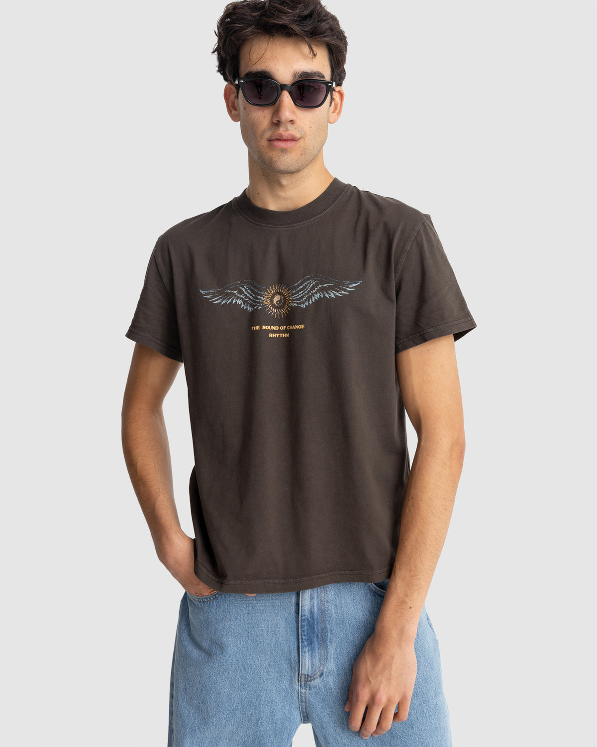 MENS FLYER BAND SHORT SLEEVE T-SHIRT