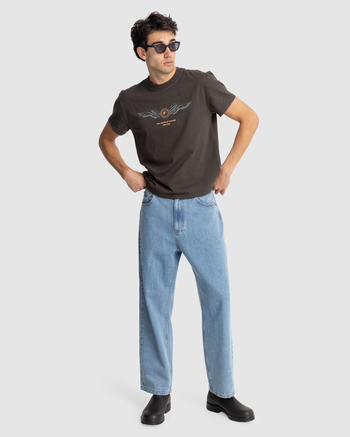 MENS FLYER BAND SHORT SLEEVE T-SHIRT