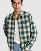 Mens Plaid Long Sleeve Shirt