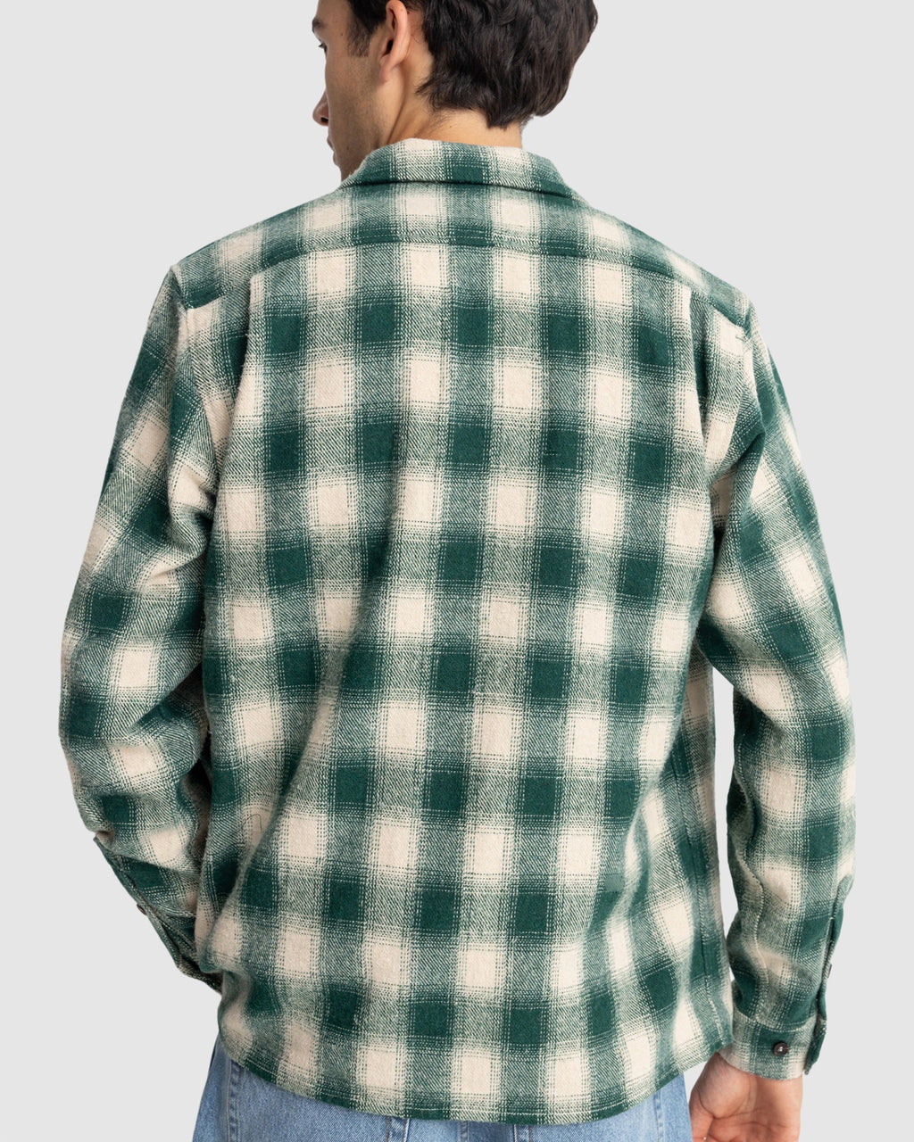 Mens Plaid Long Sleeve Shirt