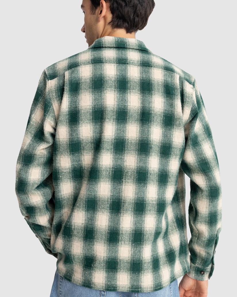 Mens Plaid Long Sleeve Shirt