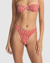 WOMENS SAHARA TIE DYE HI CUT BIKINI BOTTOMS