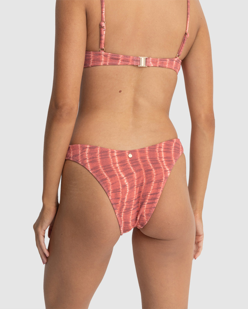 WOMENS SAHARA TIE DYE HI CUT BIKINI BOTTOMS