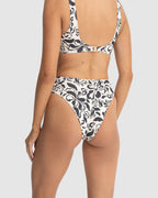 WOMENS SUNDANCE FLORAL HI WAIST BIKINI BOTTOMS