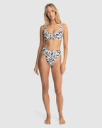 WOMENS SUNDANCE FLORAL HI WAIST BIKINI BOTTOMS