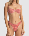 WOMENS SAHARA TIE DYE UNDERWIRE BIKINI TOP