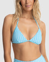 WOMENS TERRY SANDS STRIPE FIXED HALTER