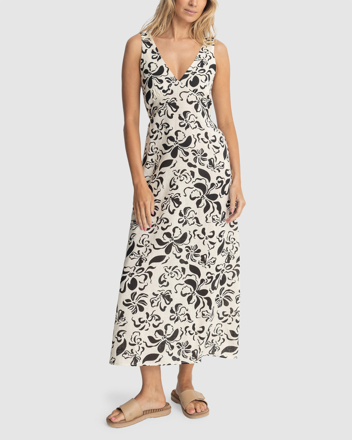 WOMENS SUNDANCE FLORAL MAXI DRESS