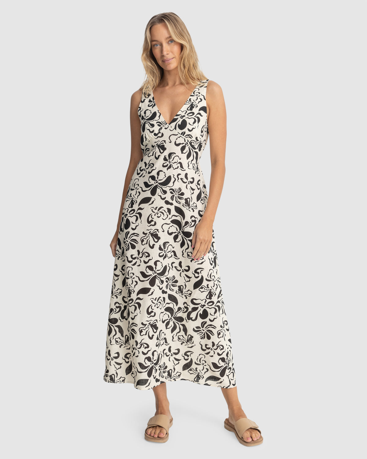 WOMENS SUNDANCE FLORAL MAXI DRESS