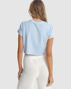 WOMENS SOUND OF CHANGE VINTAGE CROP T-SHIRT
