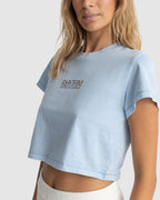WOMENS SOUND OF CHANGE VINTAGE CROP T-SHIRT