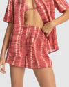 WOMENS SAHARA TIE DYE BEACH SHORTS