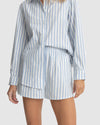 WOMENS SHORELINE STRIPE SHORTS