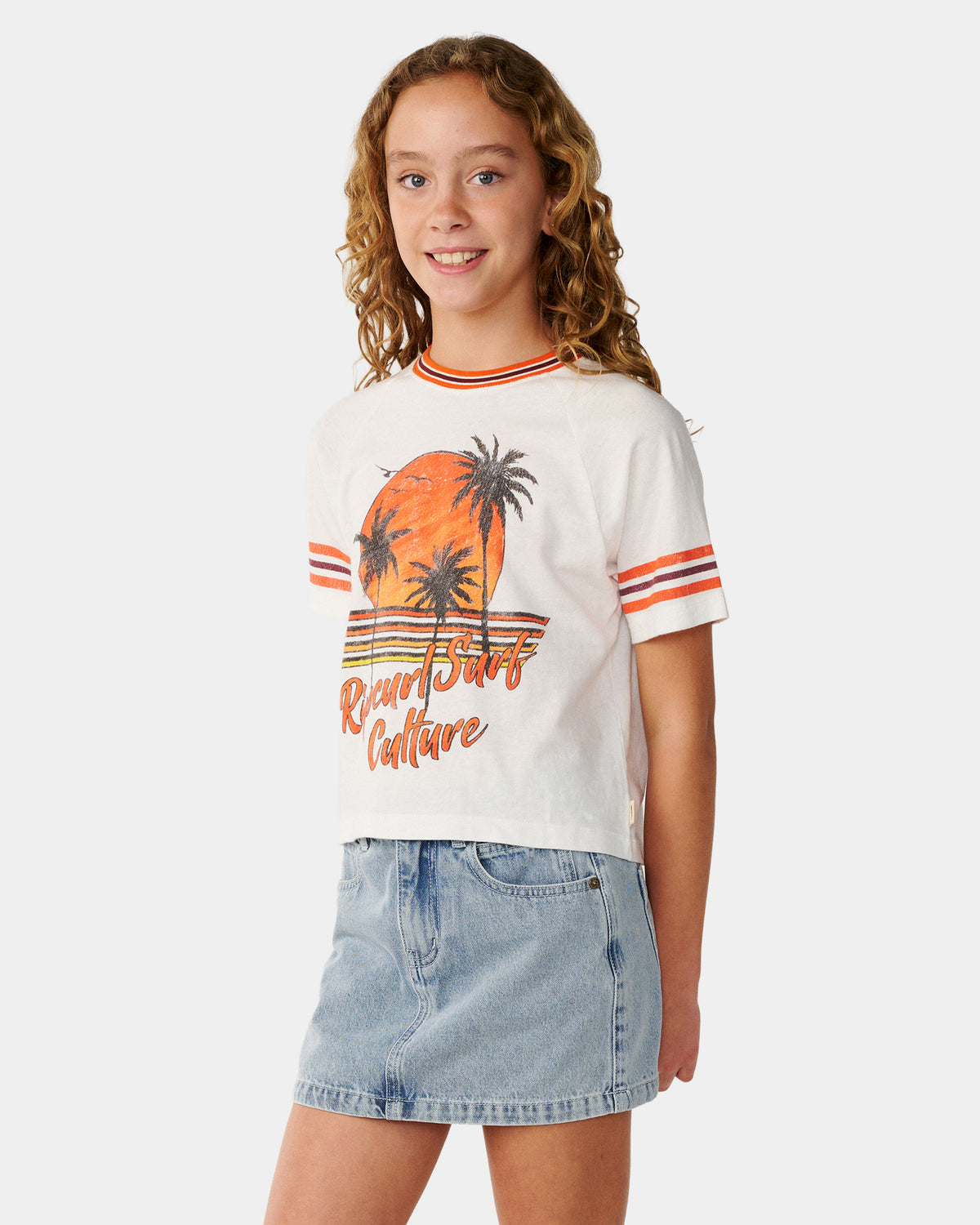 Girls 8-14 Surf Culture Crop T-Shirt