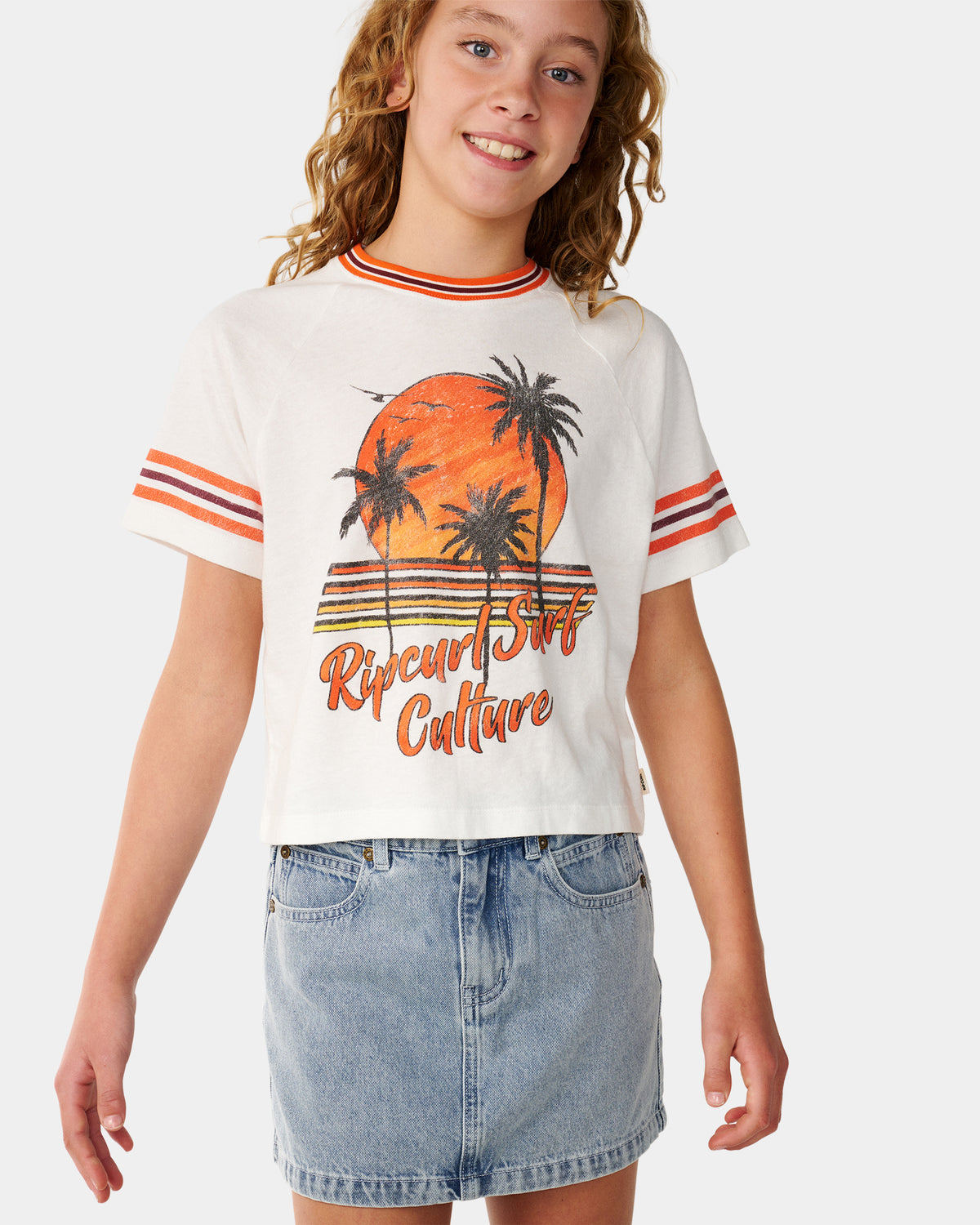 Girls 8-14 Surf Culture Crop T-Shirt