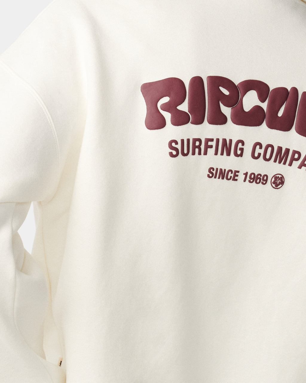 Womens Surf Puff 1/4 Zip Jumper