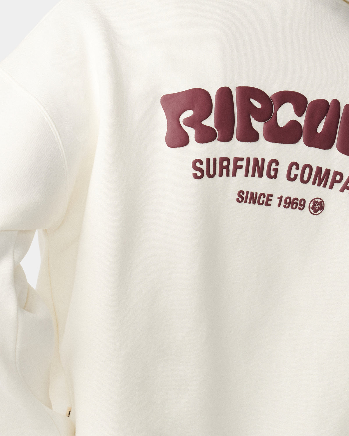 Womens Surf Puff 1/4 Zip Jumper