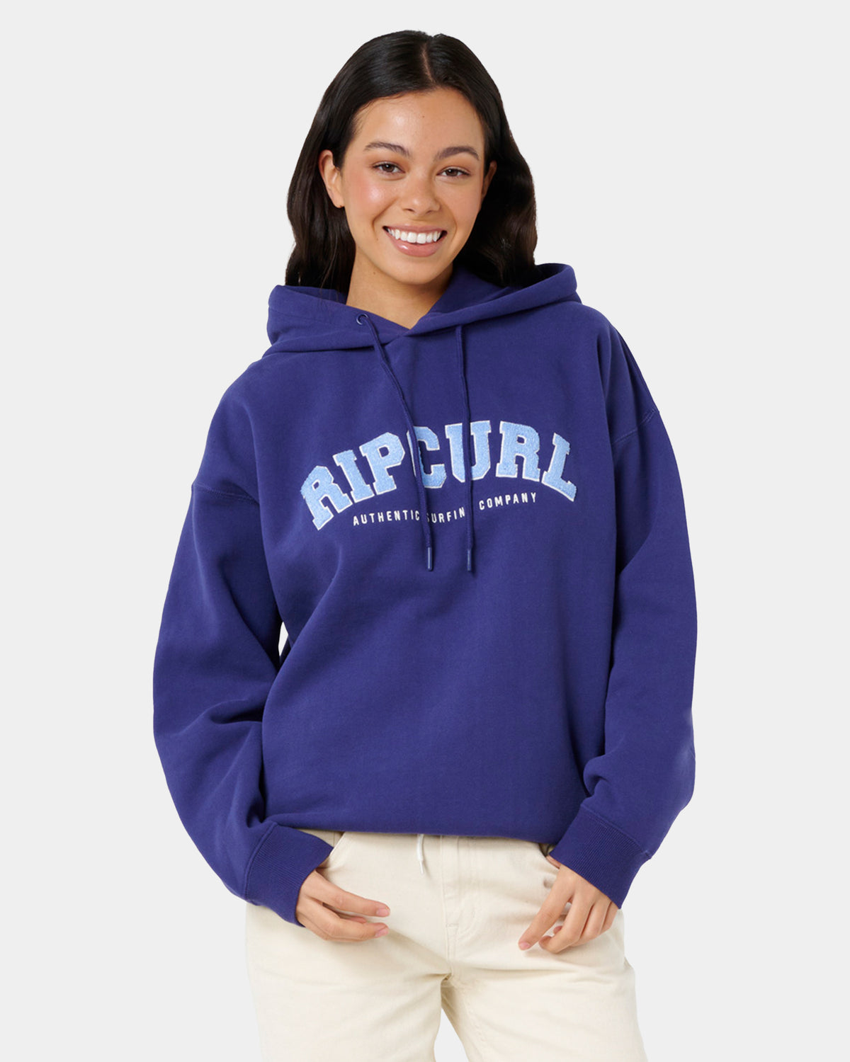 Womens Varsity Pullover Hoodie