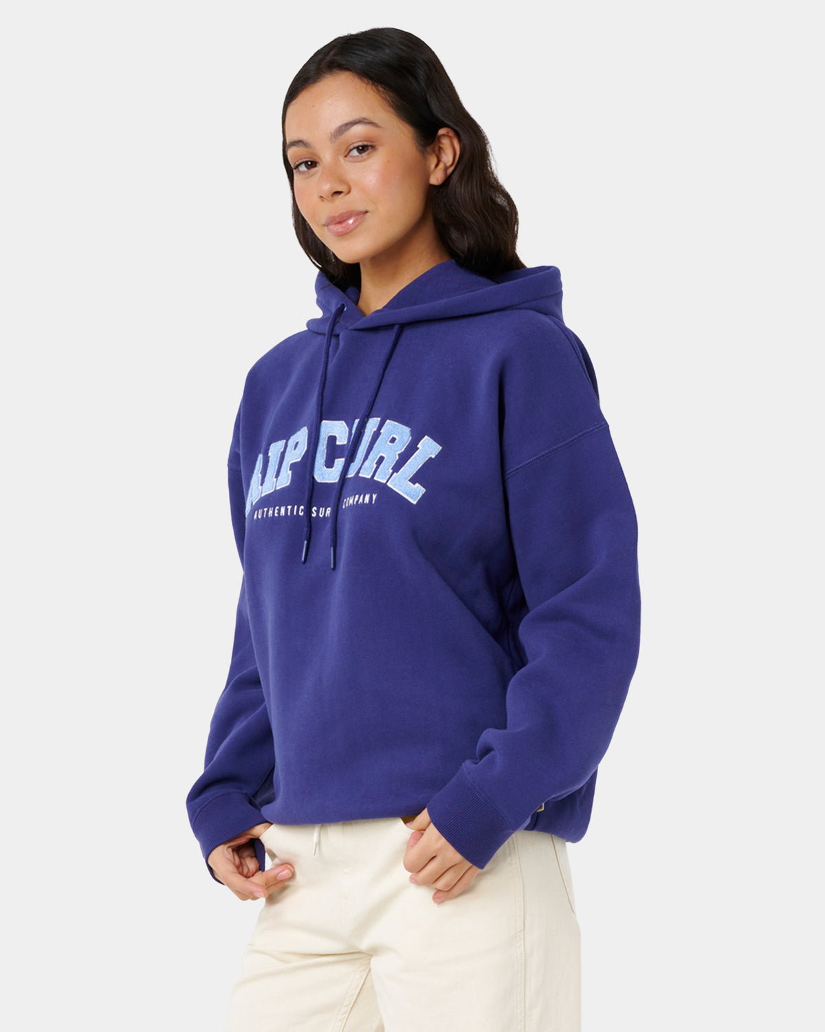 Womens Varsity Pullover Hoodie