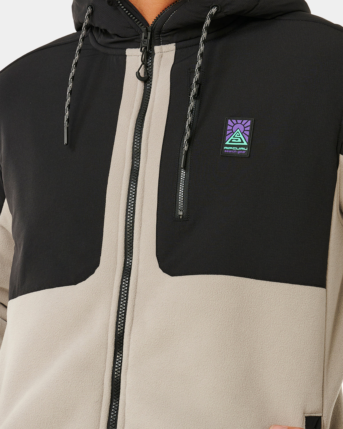 Mens Anti Series Search Zip Up Hoodie