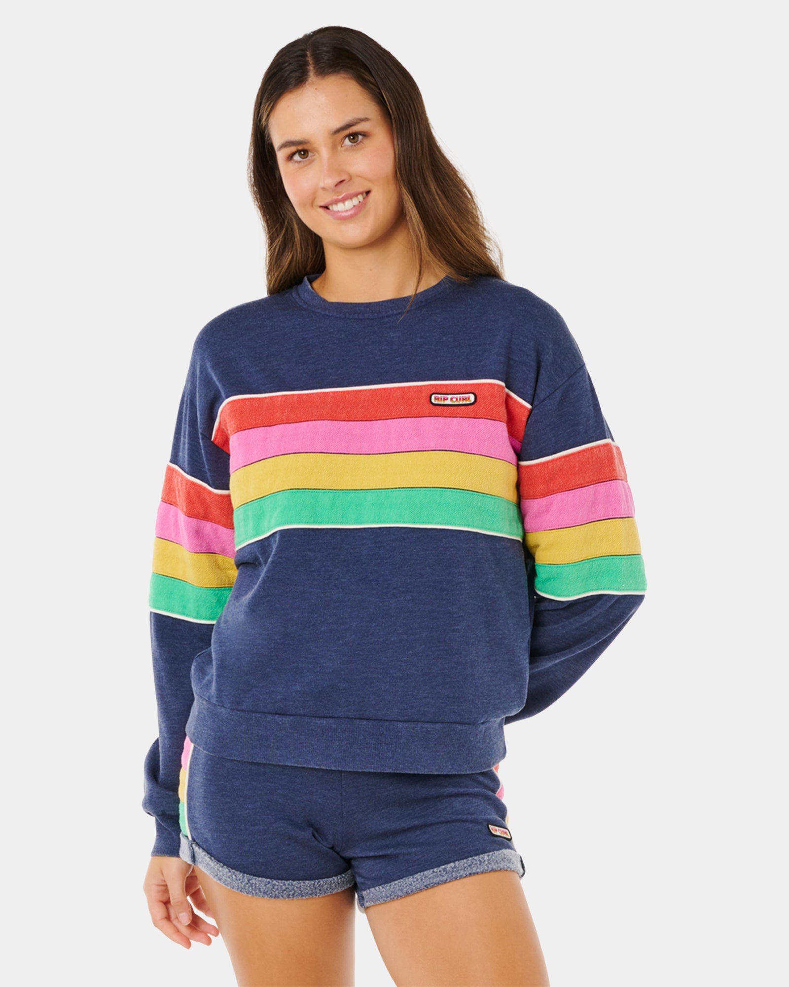 Womens Surf Revival Relaxed Crew Neck